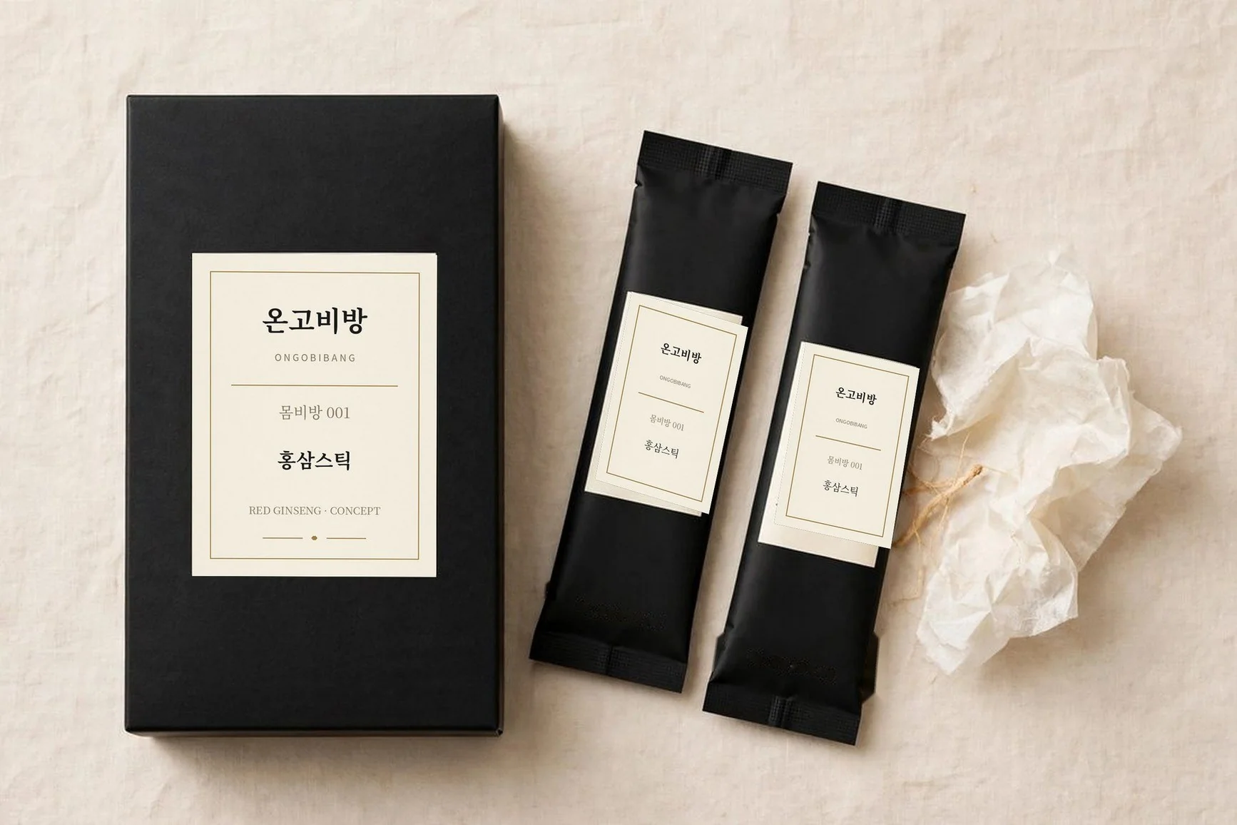 온고비방 홍삼스틱 패키지
